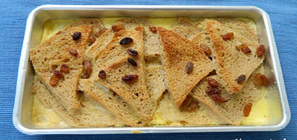 Milkmaid Condensed Milk Whole Wheat Bread Pudding Indian Kid Friendly Recipe