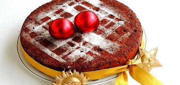Vegan Christmas Cake | Continental | Vegan | Recipe