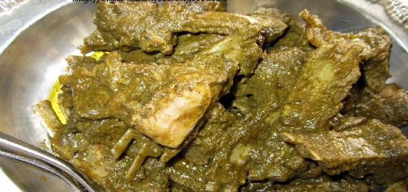 Green chilli shop mutton recipe