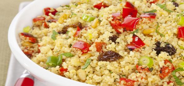 Bell pepper and couscous salad | American | Vegetarian | Recipe